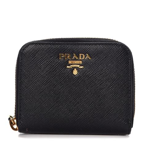 Prada saffiano coin purse